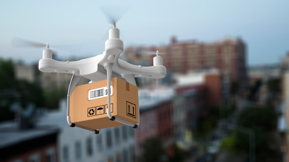 a delivery drone