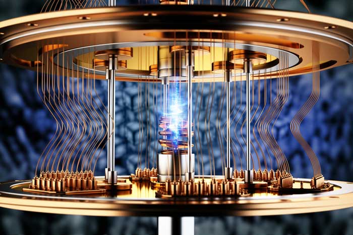 illustration of quantum computer
